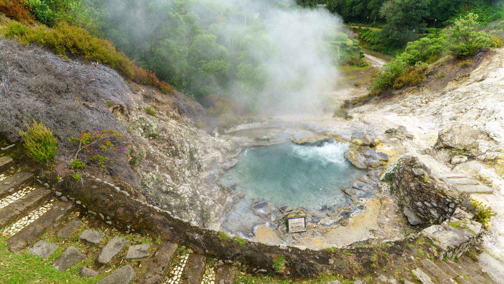 Fumarole – Caldeiras das Furnas, So Miguel (Azoren) – Foto: © Roland Rodenberg