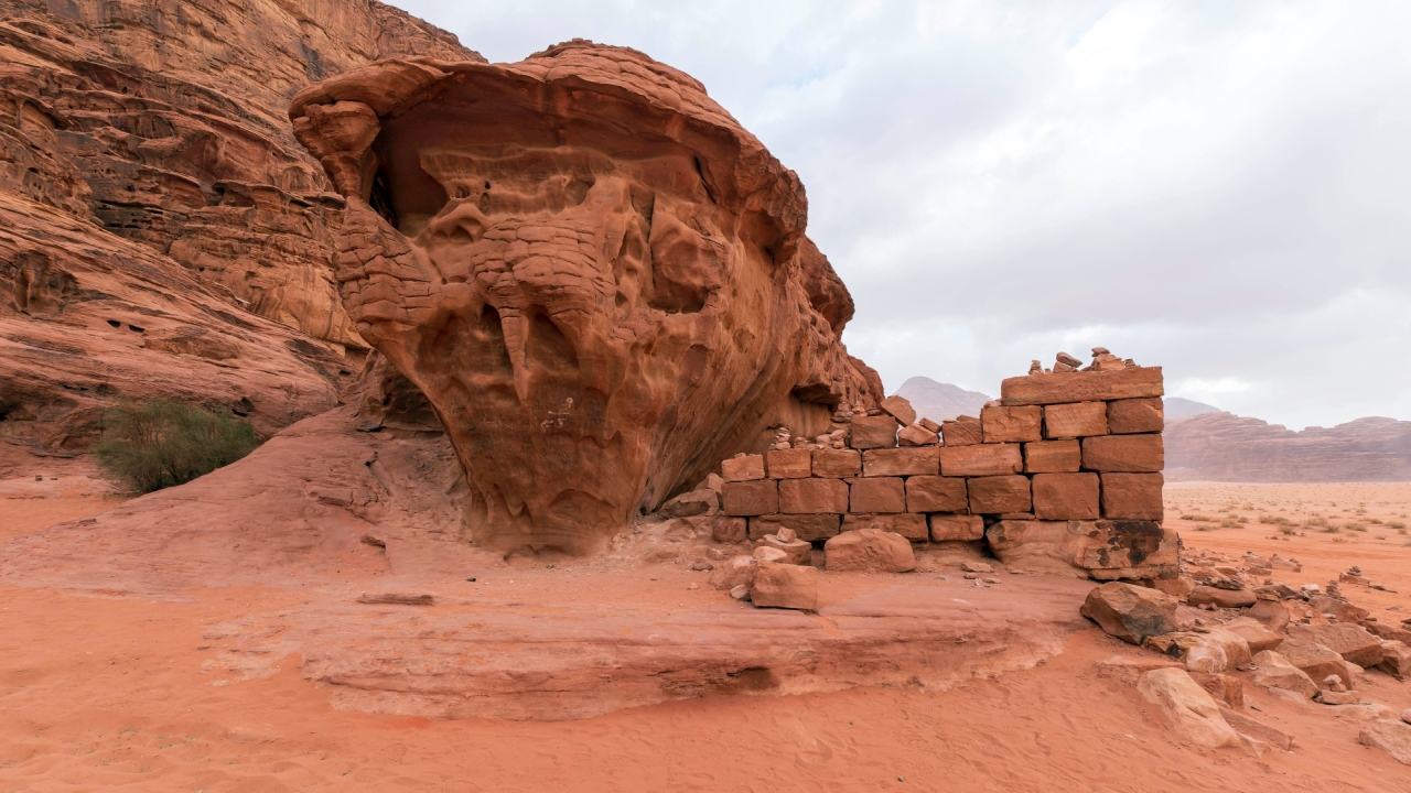 Haus des Lawrence von Arabien, Wadi Rum – Jordanien – Foto: © Roland Rodenberg