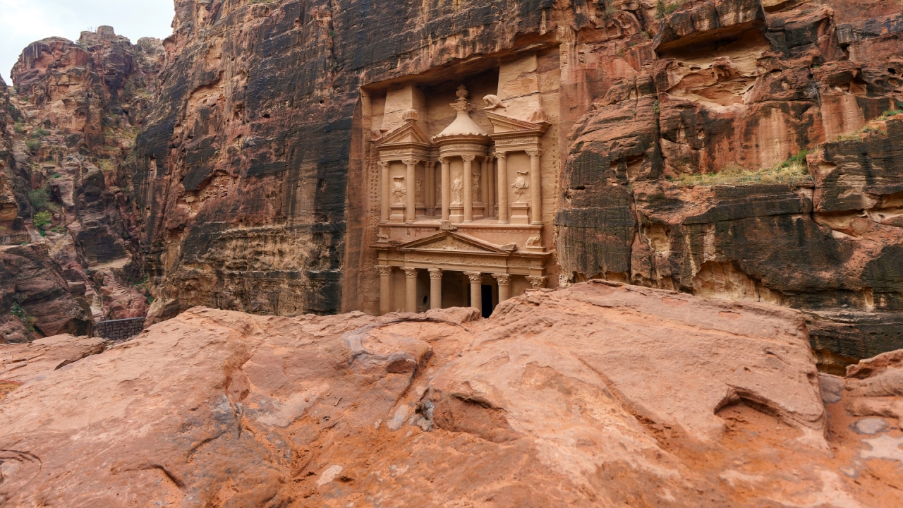 Khazne al-Firaun – Schatzhaus des Pharao – Petra, Jordanien – Foto: © Roland Rodenberg