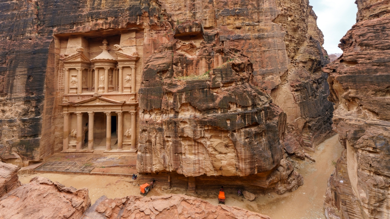 Khazne al-Firaun – Schatzhaus des Pharao – Petra, Jordanien – Foto: © Roland Rodenberg