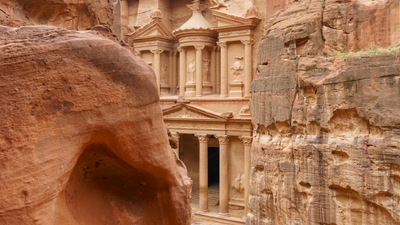 Khazne al-Firaun – Schatzhaus des Pharao – Petra, Jordanien – Foto: © Roland Rodenberg